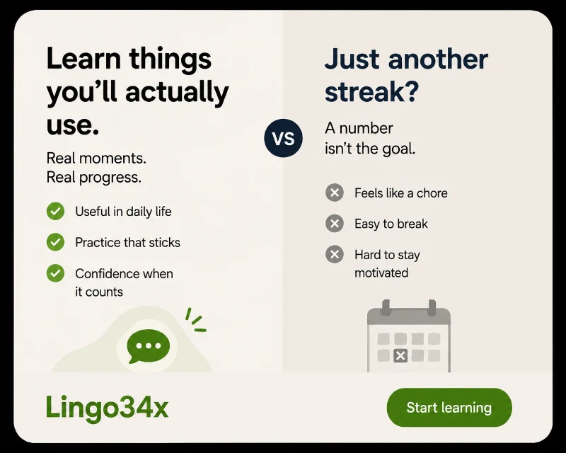 Concept comparison advertisement setting capability messaging against streak-led messaging.